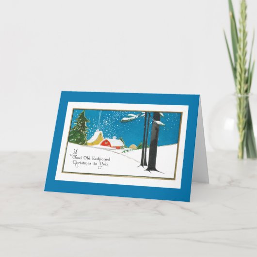 Altmodisches Weihnachten auf dem Bauernhof (Vorderseite)