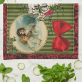 Altmodisches Weihnachten Handtuch (Gefaltet)