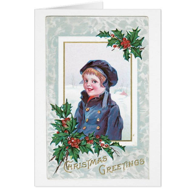 Altmodisches Weihnachten, Junge (Vorne)