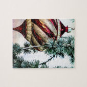 Altmodisches Weihnachten Puzzle (Horizontal)