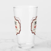 Altmodisches Weihnachtsbier-Glas Glas (Links)