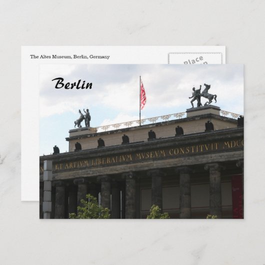 Altmuseum Postkarte (Vorne/Hinten)