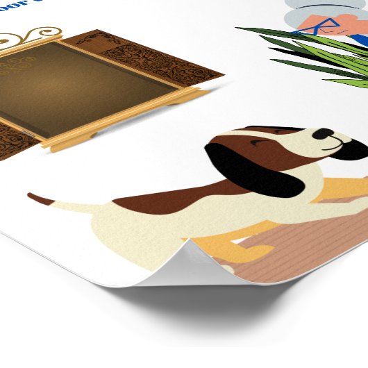 Altmütterhubbard Poster (Ecke)