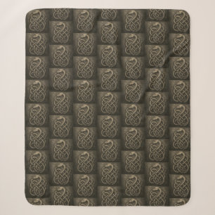 Altnordisches Schlangenknotensymbol Sherpadecke