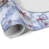 Alto Cheerful Snowman Geschenkpapier (Rolleneckpunkt)