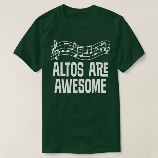 Alto Choir Singer T-Shirt (Design vorne)