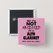 Alto Clarinet besessen Button (Vorne & Hinten)