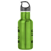 Alto Clarinet, Brain Freeze Edelstahlflasche (Rückseite)