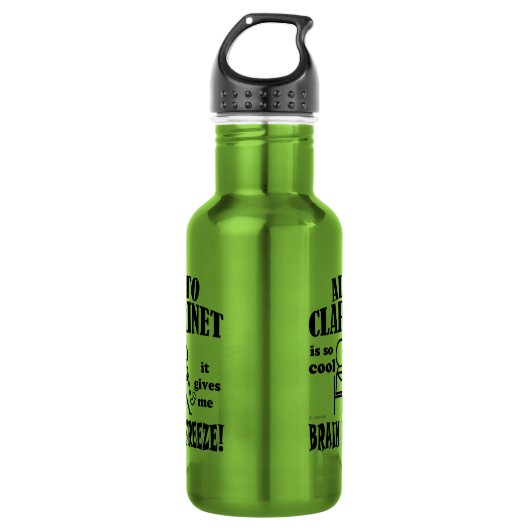 Alto Clarinet, Brain Freeze Edelstahlflasche (Vorderseite)