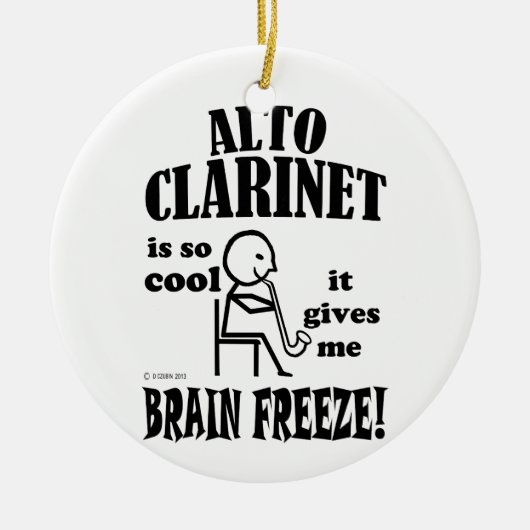 Alto Clarinet, Brain Freeze Keramikornament (Vorne)