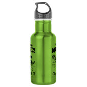 Alto Clarinet Feel Die Musik Edelstahlflasche (Rückseite)