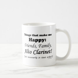 Alto Clarinet macht mich glücklich Kaffeetasse
