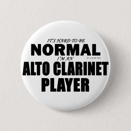 Alto Clarinet Player Button (Vorderseite)