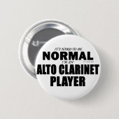 Alto Clarinet Player Button (Vorne & Hinten)
