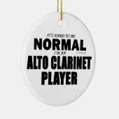 Alto Clarinet Player Keramikornament (Rechts)