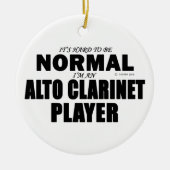 Alto Clarinet Player Keramikornament (Vorne)