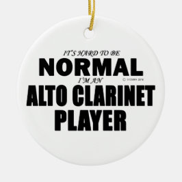 Alto Clarinet Player Keramikornament