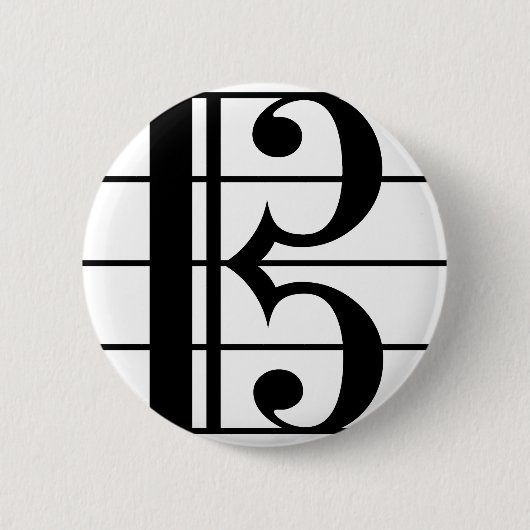Alto Clef Button (Vorderseite)