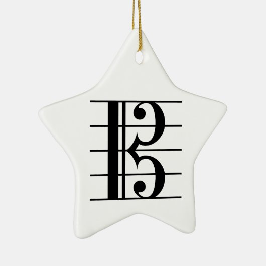 Alto Clef für Mitarbeiter Keramikornament (Rechts)