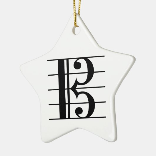 Alto Clef für Mitarbeiter Keramikornament (Links)