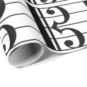 Alto Clef Geschenkpapier (Rolleneckpunkt)