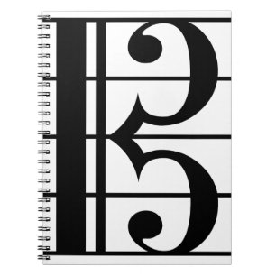 Alto Clef Notizblock