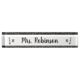 Alto Clef Viola Namensplakette