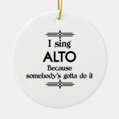Alto - Gotta Funny Music Keramik Ornament (Vorne)