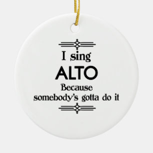 Alto - Gotta Funny Music Keramik Ornament