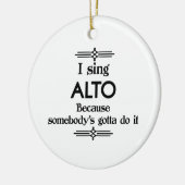 Alto - Gotta Funny Music Keramik Ornament (Links)