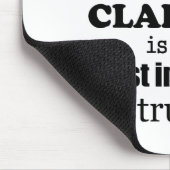 Alto Klarinette wichtigstes Instrument Mousepad (Ecke)