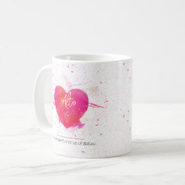 Alto Musical Heart Singing Part Kaffeetasse