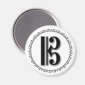 Alto oder Tenor Clef Musiknote Design C Clef Magnet (Vorderseite/Rückseite)
