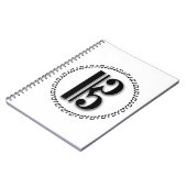 Alto oder Tenor Clef Musiknote Design C Clef Notizblock (Linke Seite)