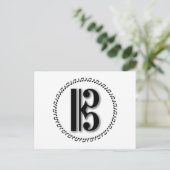 Alto oder Tenor Clef Musiknote Design C Clef Postkarte (Stehend Vorderseite)