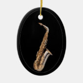 Alto Saxophon Keramik Ornament (Vorne)