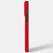 Alto Saxophon on on Red Personalizable Case-Mate iPhone Hülle (Rückseite / Links)