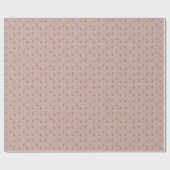 Alto Saxophone Pattern on Coral Pink Geschenkpapier (Flach)