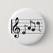 Alto Singer Musical Button (Vorderseite)