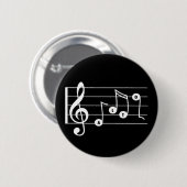Alto Singer Musical Button (schwarz) (Vorne & Hinten)