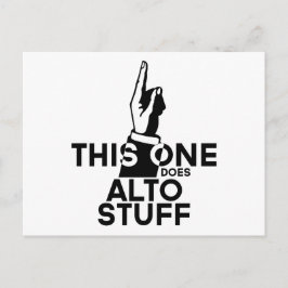 Alto Stuff - Funny Alto Music Postkarte
