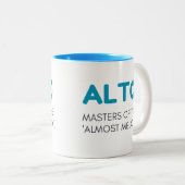 Alto-Tasse, Alto-Geschenkskost Tasse, Alto-Geschen Zweifarbige Tasse (VorderseiteRechts)