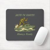 Alto Tu Barco! Coast Guard Novelty Gift Mousepad (Mit Mouse)