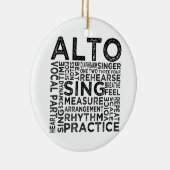 Alto Typografie Keramik Ornament (Rechts)