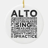 Alto Typografie Keramik Ornament (Hinten)