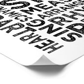 Alto Typografie Poster (Ecke)