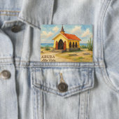 Alto Vista Aruba Aquarell Button (Insitu)
