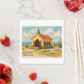 Alto Vista Aruba Aquarell Serviette (Beispiel)