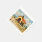 Alto Vista Aruba Aquarell Serviette (Ecke)