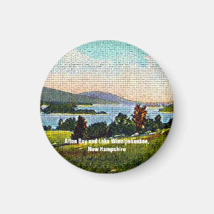 Alton Bay und Lake Winnipesaukee, New Hampshire Magnet